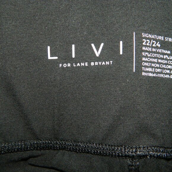 Livi For Lane Bryant Signature Stretch Leggings Sz 22/24 (K-17) - Picture 3 of 3